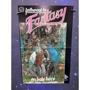 PATHWAYS TO FANTASY PROMO POSTER Barry Windsor-Smith Comic Shop 1984 PC Pacific